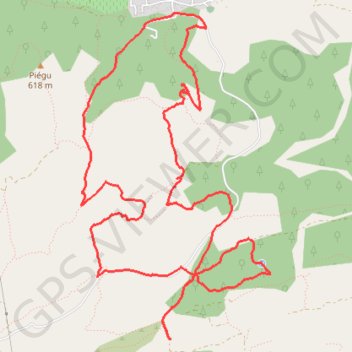 Rougiers GPS track, route, trail