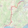 ViaRhôna complète de Saint-Gingolph à Sète GPS track, route, trail