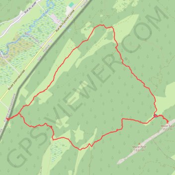 Le Mont Sala GPS track, route, trail