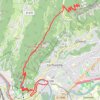 Saint Eynard depuis Grenoble GPS track, route, trail