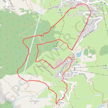 Tour du Chatel GPS track, route, trail