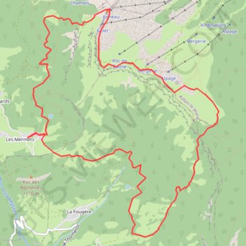 Savoie - Margeriaz depuis Les Déserts GPS track, route, trail