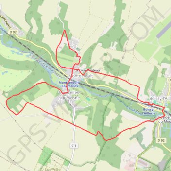 Montgeroult GPS track, route, trail