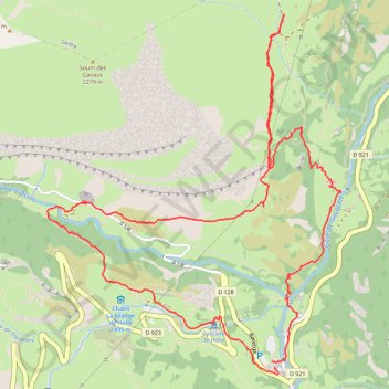 LE CIRCUIT DU GYPAÈTE LIEU GAVARNIE GPS track, route, trail