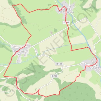 Val d'esnons GPS track, route, trail