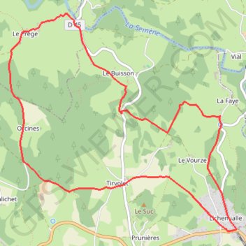 Lichemaille Version 2 GPS track, route, trail