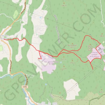 Autour de Méounes - 83 GPS track, route, trail