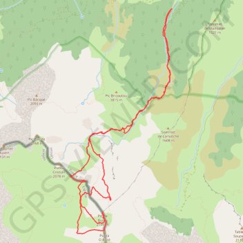 Cotdoquy, Pic de Burcq depuis Labrénère GPS track, route, trail