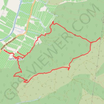 Sauvebonne - Saint-Michel - Les Bertrands - Hyères GPS track, route, trail