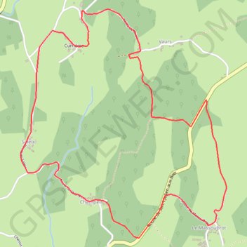 Le Puy Bouret - Saint-Cirgues-la-Loutre GPS track, route, trail