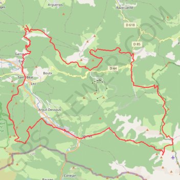 Tour du Cagire - Burat GPS track, route, trail
