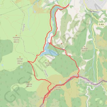 2022/12/27 Mandale y Zigorriaga en circuit depuis chemin de Mikelxobatia GPS track, route, trail