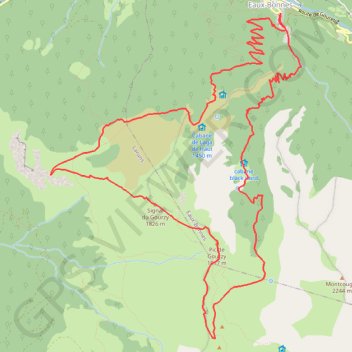 Randonnée Pic Chipou et Pic Gourcy GPS track, route, trail