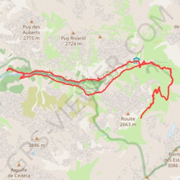 Champoleon GPS track, route, trail
