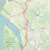 GR655 De Mazeray (Charente-Maritime) à Blaye (Gironde) GPS track, route, trail