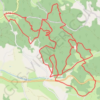 Forêt de Sivens et alentours GPS track, route, trail