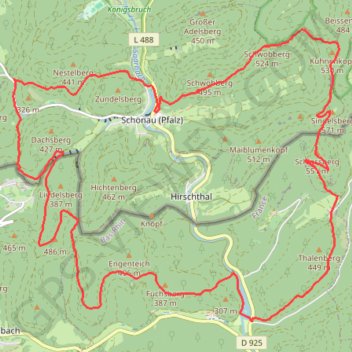 Lembach GPS track, route, trail