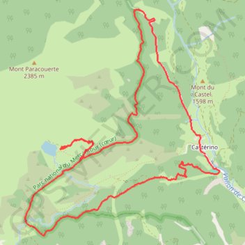 Le lac de grenouilles GPS track, route, trail