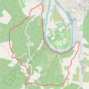 Luzech-Marcayrac GPS track, route, trail