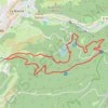 Col du Brabant, lac des Corbeaux, étang de Sèchemer, col de la Vierge GPS track, route, trail