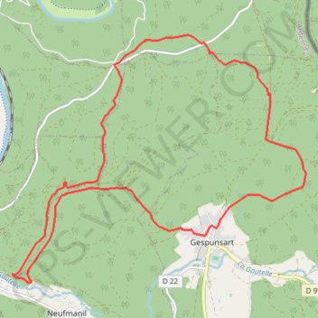 Le Blanc Caillou GPS track, route, trail