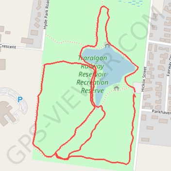 Traralgon Railway Reservoir Walk GPS track, route, trail