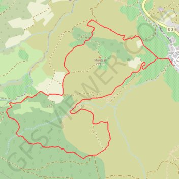 Monze-7,34km GPS track, route, trail