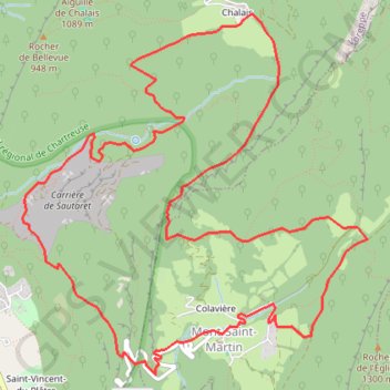 Tour de Mont Saint Martin GPS track, route, trail