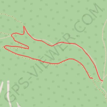 Séranon - petite boucle GPS track, route, trail