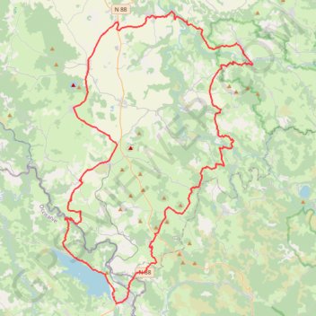 Naussac - Saulignac sur loire GPS track, route, trail