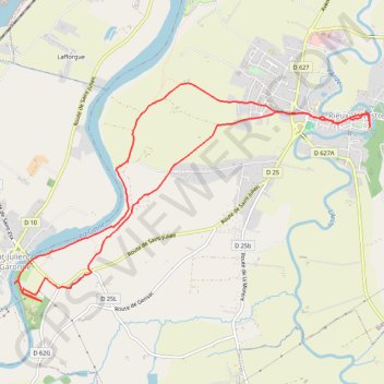 Cathédrale et village gaulois GPS track, route, trail