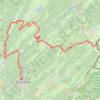 De Saint-Claude à La Cure GPS track, route, trail
