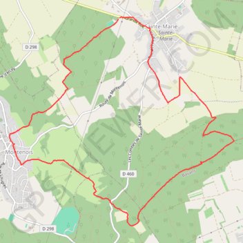 Marche Buissonnière Hericourt GPS track, route, trail