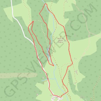 Le Plateau GPS track, route, trail
