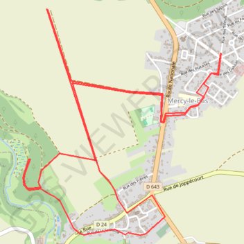 Saint Barbes Etang GPS track, route, trail