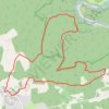 Les rochers de saleyron circuit long GPS track, route, trail