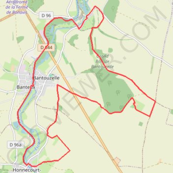 Un détour par Honnecourt - Abbaye de Vaucelles GPS track, route, trail