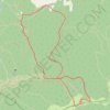 Le Mourre Nègre depuis Auribeau GPS track, route, trail