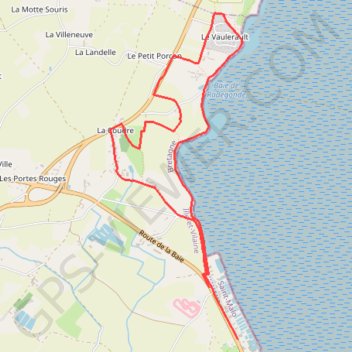 Saint Méloir-Château Richeux GPS track, route, trail