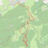 Ski de Rando - départ Richebourg GPS track, route, trail