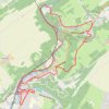 Au gré de mes pas - alentours Bomal - Belgique GPS track, route, trail