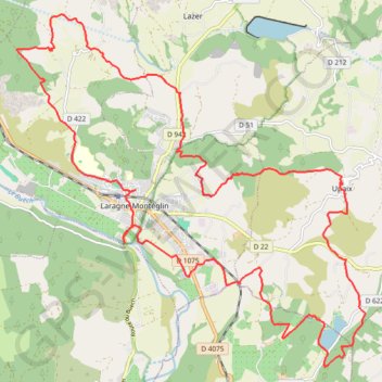 Laragne GPS track, route, trail