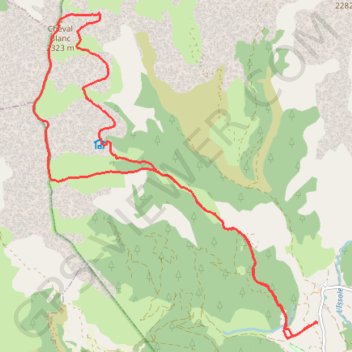 Thorame cheval blanc 2019-06-23-01 GPS track, route, trail