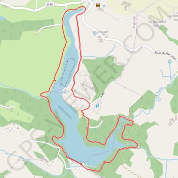 Le bois de Rouffiac - Lanouaille GPS track, route, trail