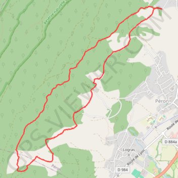 Feigères - La Crête GPS track, route, trail