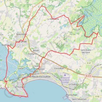 Guérande GPS track, route, trail