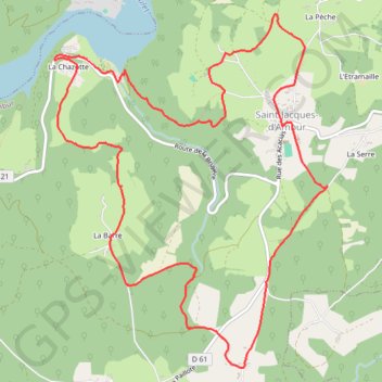 Château d'Ambur GPS track, route, trail