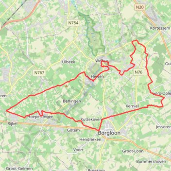VFRouteKP1711565523012 GPS track, route, trail