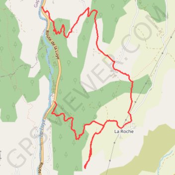 Sortie du Tour de Maladras par la Roche et les Sayons GPS track, route, trail