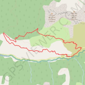 TEMP656.doc.kml_Col de Cloche & Baume Longe 22-07-2018 GPS track, route, trail